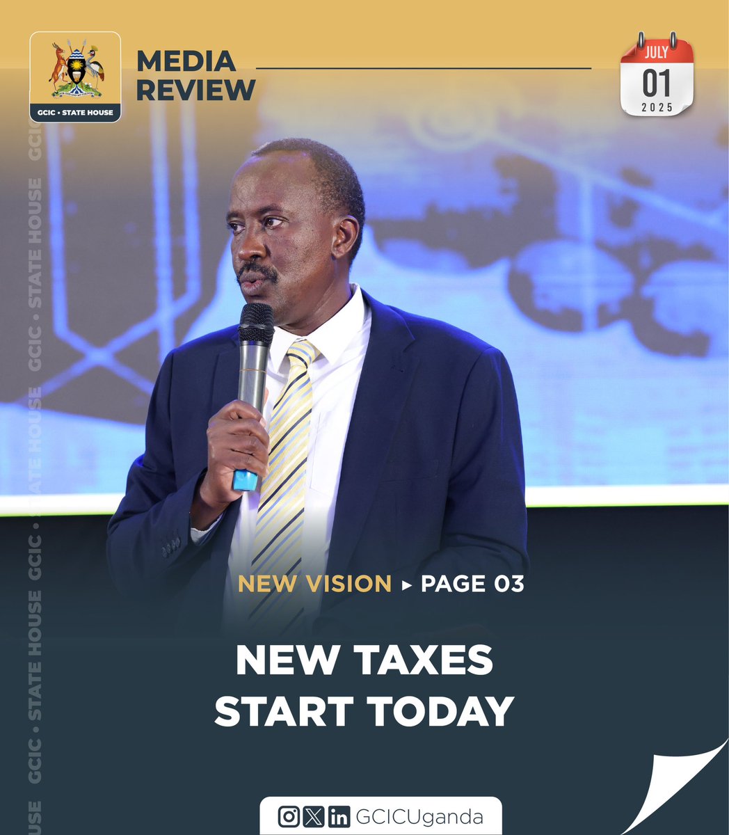 Today marks the beginning of a new FY 2025/26, when the government starts implementing its ambitious National Development Plan IV &amp; the new proposed tax measures that will finance the UGX 72.3 trillion national budget. #GCICMediaReview #OpenGovUg