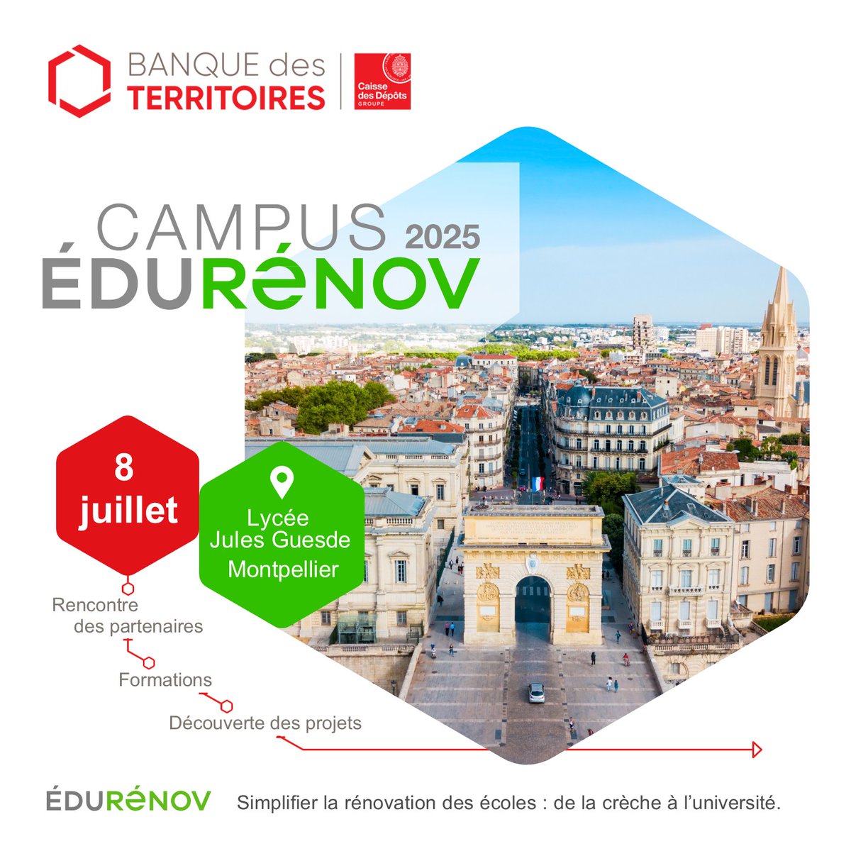 Rendez-vous à Montpellier le 8 juillet pour le Campus EduRénov 2025 !
Ateliers pratiques, Café des projets, Village des partenaires…
Formez-vous, échangez, découvrez des solutions concrètes pour la rénovation scolaire
➡️Inscrivez-vous ici : swll.to/MlVz5P
<a href="/Canope_DTOcc/">Réseau Canopé Occitanie</a>