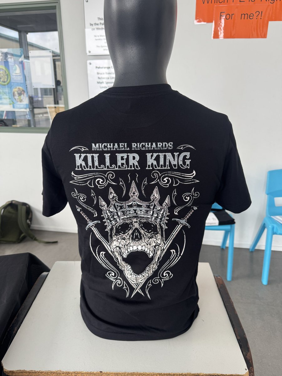MRichardsNZ's tweet photo. Killer King T Shirts Available
Sizes (Small - Large)
$40 + Shipping
Flick me a message if interested

キラーキングTシャツ販売中 サイズ（S～L） 40ドル＋送料 ご興味があればメッセージをお送りください https://t.co/oG6H7Avw3S