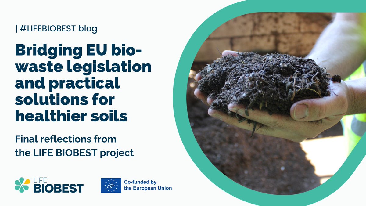 ECNnetwork's tweet image. #LIFEBIOBEST is ending, but the work continues 🌱

The #BioeconomyStrategy &amp;amp; #CircularEconomyAct are key opportunities for mainstreaming #biowaste solutions for #soil restoration.

Time for political commitment.
📝: zurl.co/kb8eC
📨: zurl.co/P9bfu