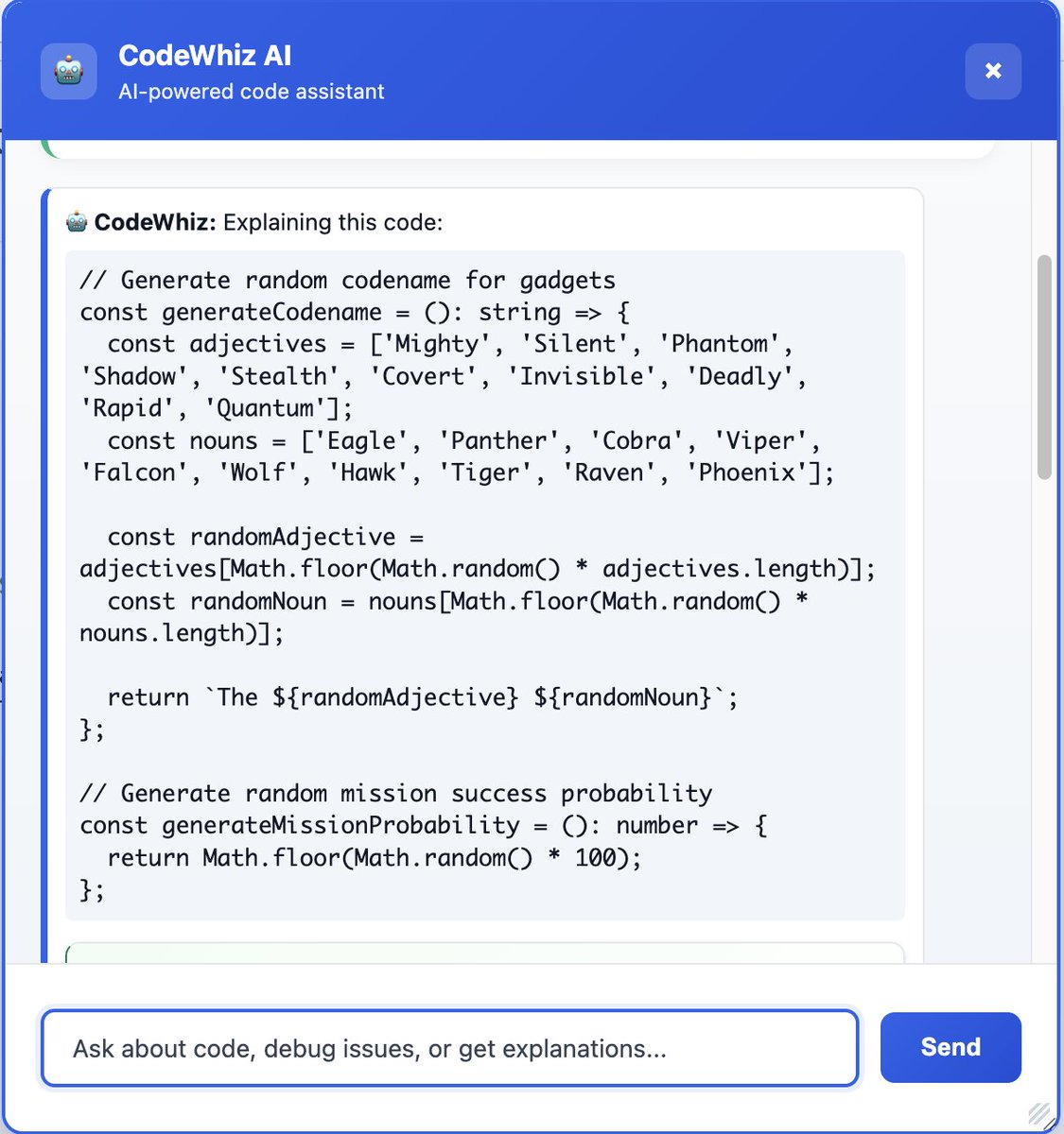 i_build_mvps's tweet image. this is what the chat widget looks like for my chrome extension.
currently trying to add more advanced features.