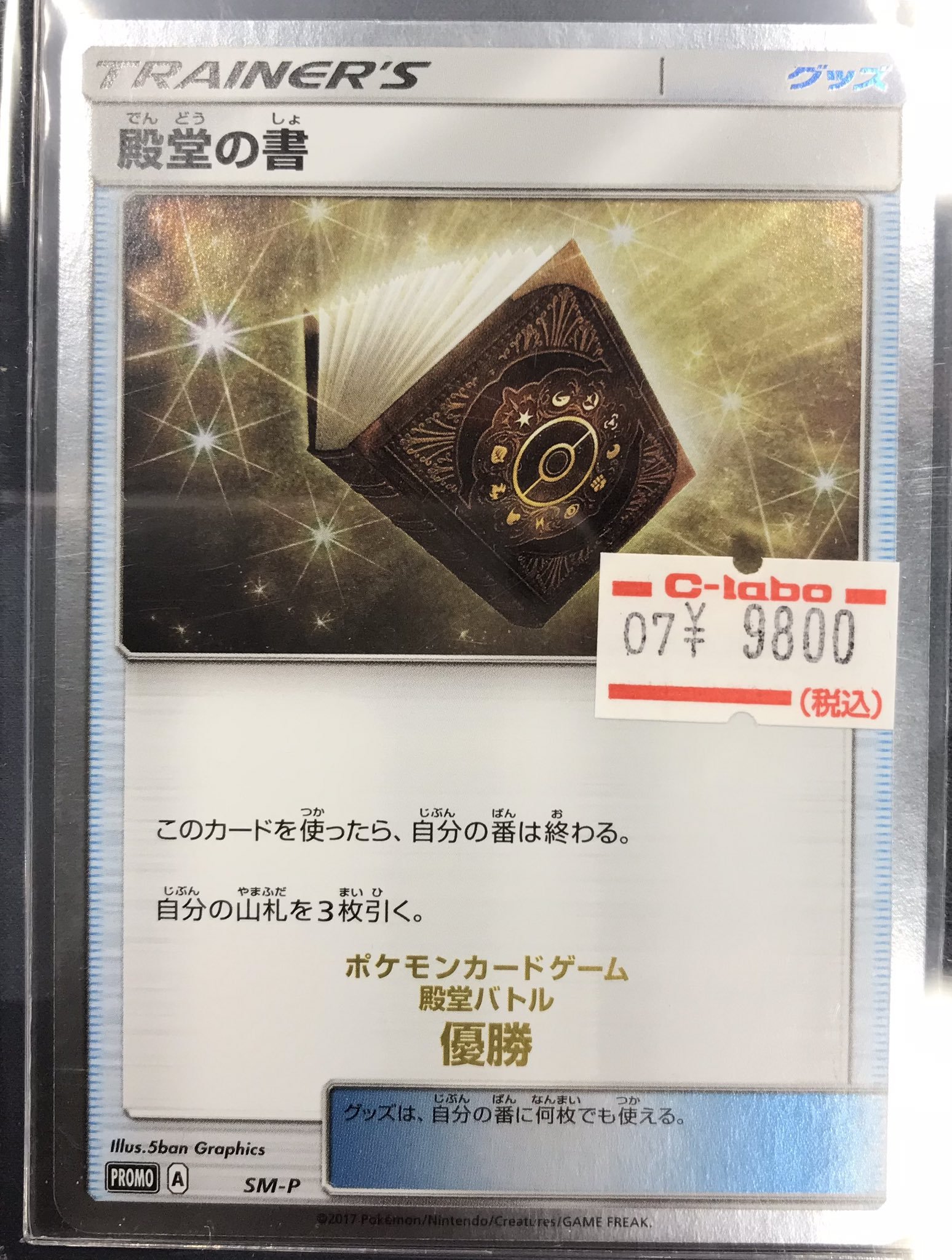 殿堂の書 SM-P 美品 ポケモンカード ポケカ ポケモンカード 殿堂の書 SM-P（殿堂の書 SM-P トレーディング