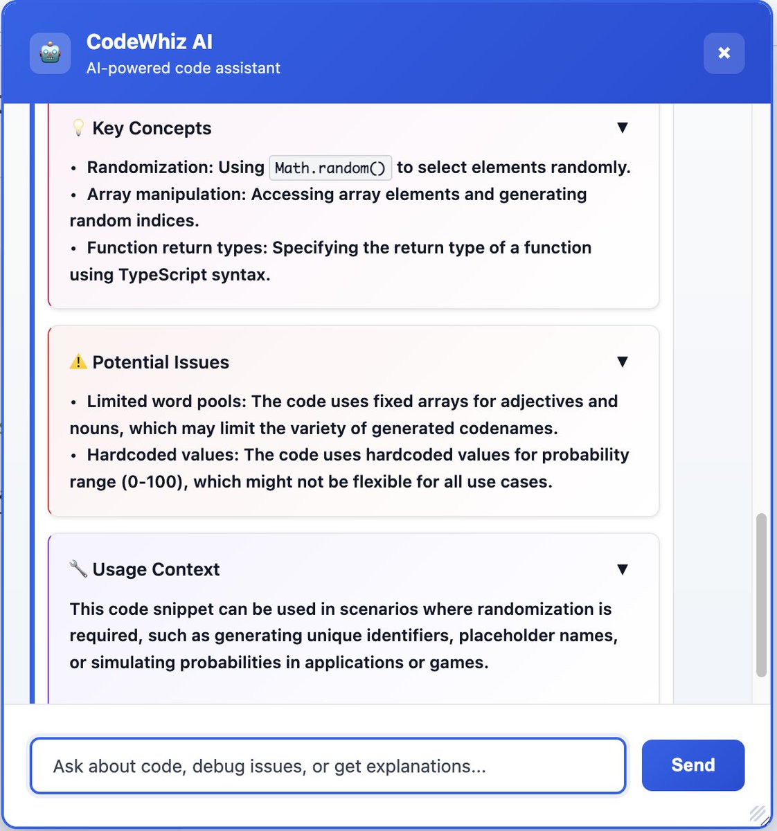 i_build_mvps's tweet image. this is what the chat widget looks like for my chrome extension.
currently trying to add more advanced features.