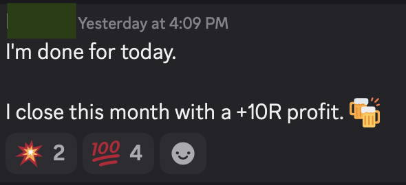 TradingwLenny's tweet image. Enjoying here from Barcelona and my week of holiday!
I miss the awesome trading sessions, however some days off are important
Also great to see my students finishing the month of June in the green! 🟢🟢
This week my live trading mentorship with a unique 50% discount (week of…
