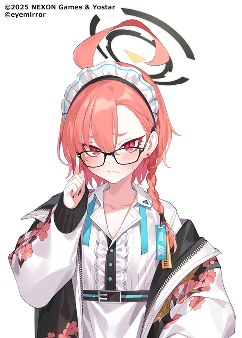【ブルアカXeyemirror】アカネ、ネル、トキのメガネコラボイラストを描かせていただきました。現在予約受付中ですのでご興味のある方はぜひチェックしてください! ◆特設サイト: