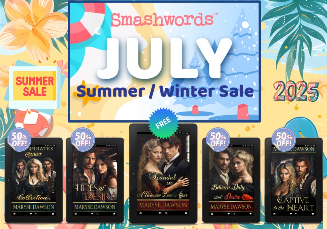 MaryseDawson's tweet image. ╔•═❅❅❖༻•❖❖💕❖❖•༺❖❅❅═•╗
SMASHWORDS JULY SALE 2025
╚•═❅❅❖༻•❖❖💕❖❖•༺❖❅❅═•╝
If you like alpha men, feisty women and a trope of OTK, then take a look at the Smashwords sale this month - I have some of mine discounted and one is FREE - Grab the…