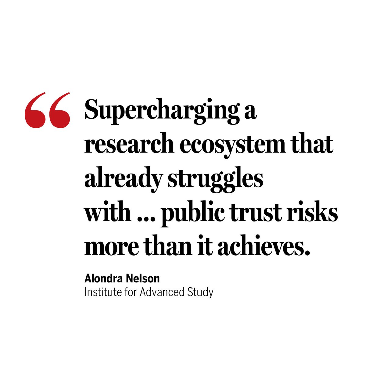 A new bipartisan initiative called the American Science Acceleration Project "presents an opportunity to examine, restore, and improve publicly funded research as well as redefine what acceleration should mean in 21st-century science amid current political realities," writes