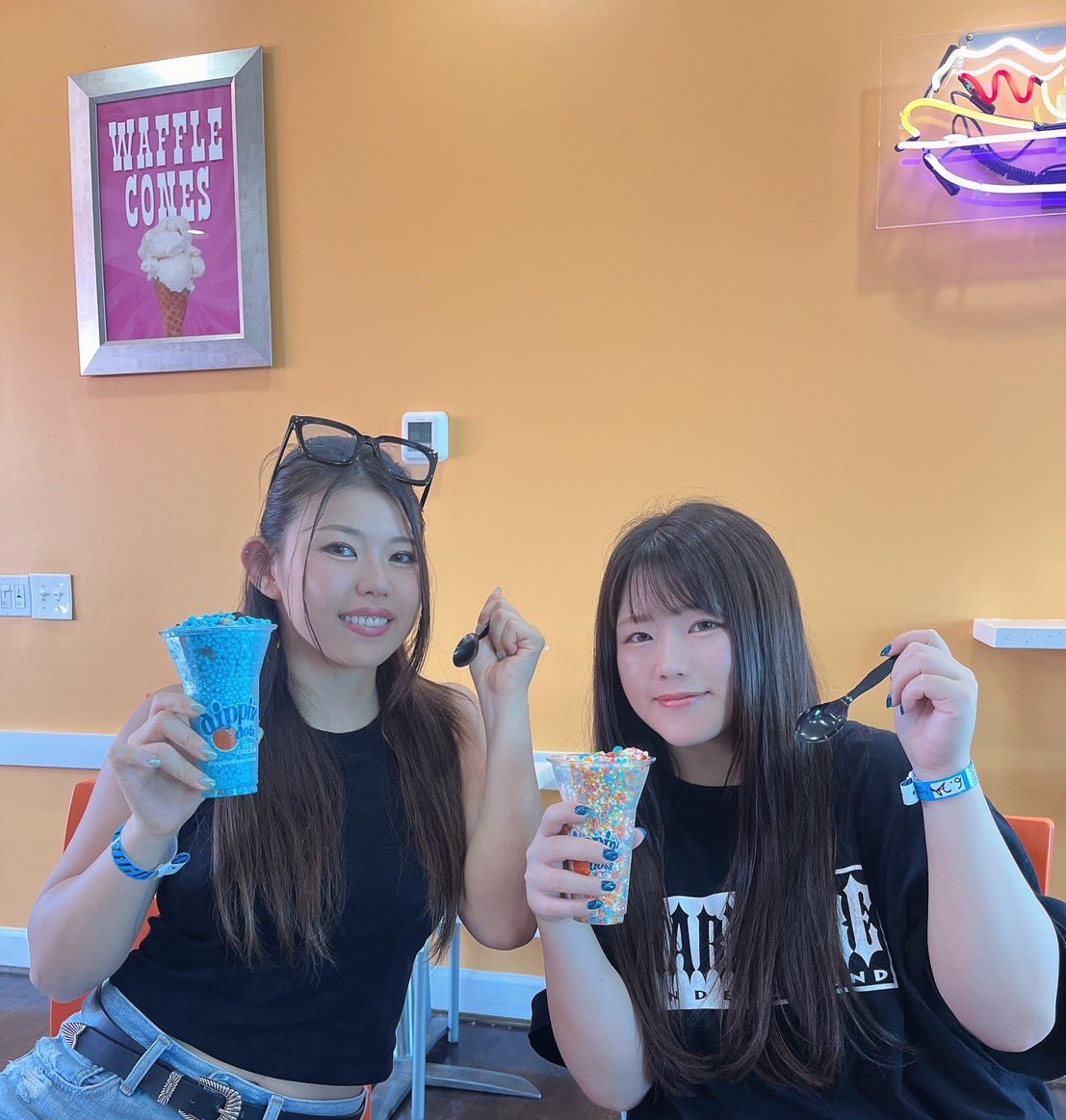 ただいま✈️🇯🇵 #SPARK #STARDOM #FWC #葉月 #HAZUKI #はづらー村