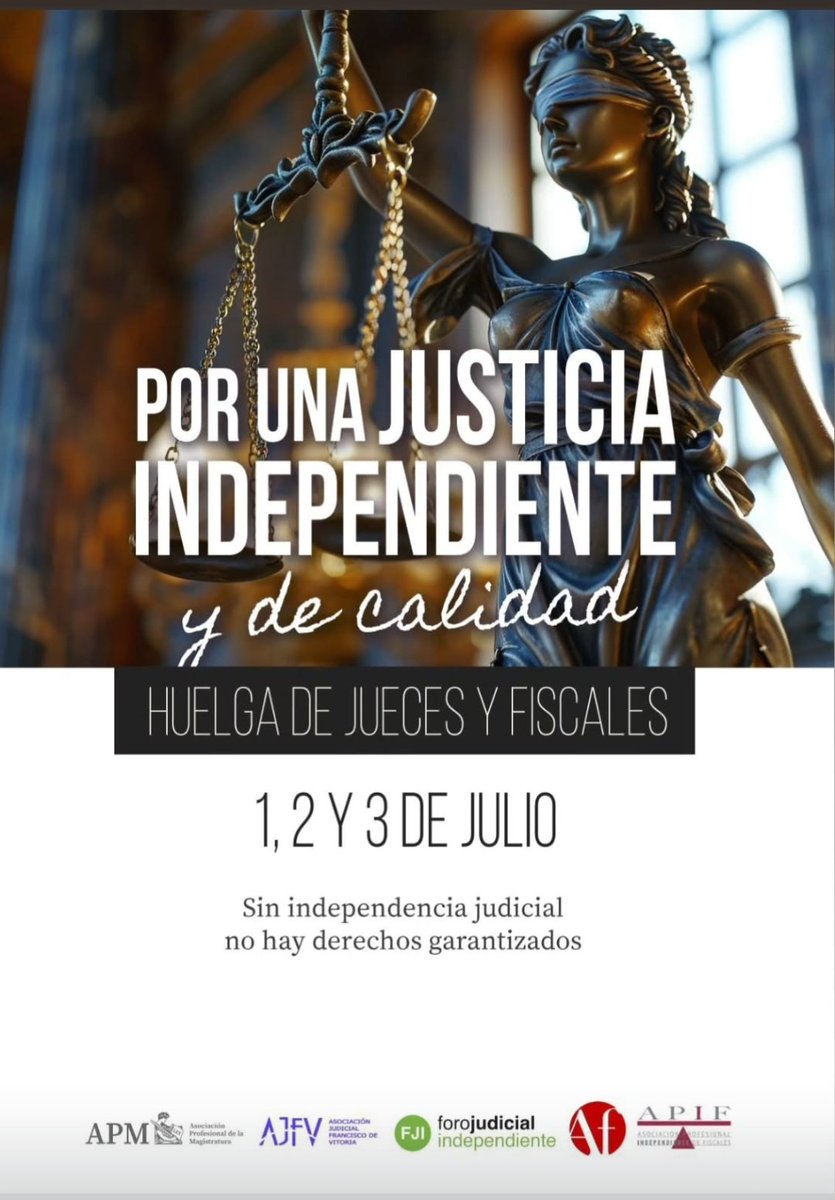 juezmolon's tweet photo. Por el Estado de Derecho y la democracia. #justiciaenhuelga https://t.co/cPSWncMQ2o