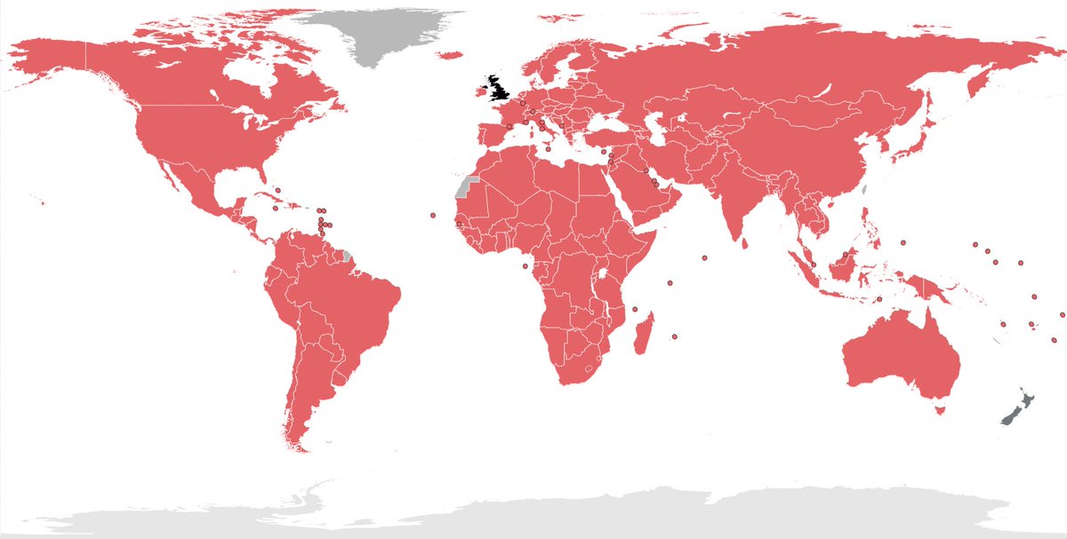 Time to update the map of countries that charge tax on independent education.