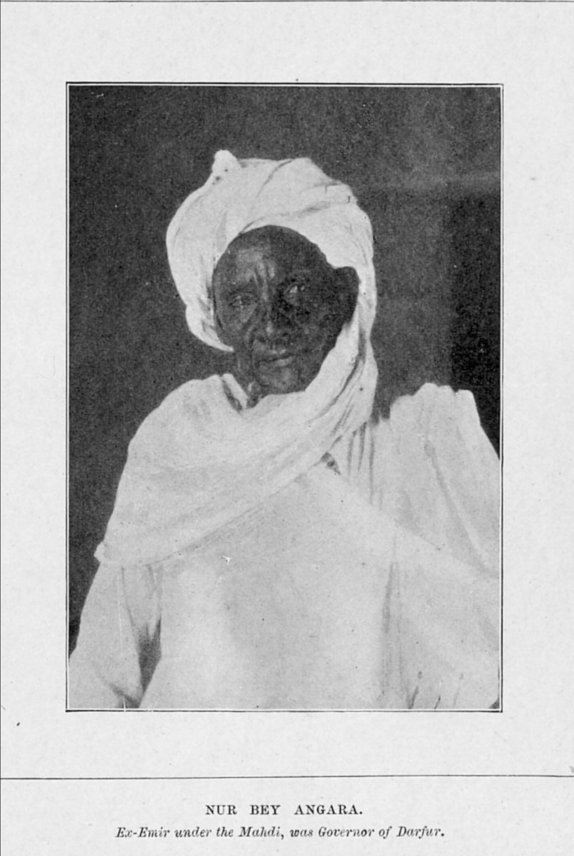 al-Nur Bey Muhammad Angara, a Dongolawi descendant of the Shaigi kings, cavalryman to the Turks, Zubayr Pasha’s chief of staff, and a Mahdist emir. 

John Ward, Our Sudan: Its Pyramids and Progress (London: John Murray, 1905), 327.