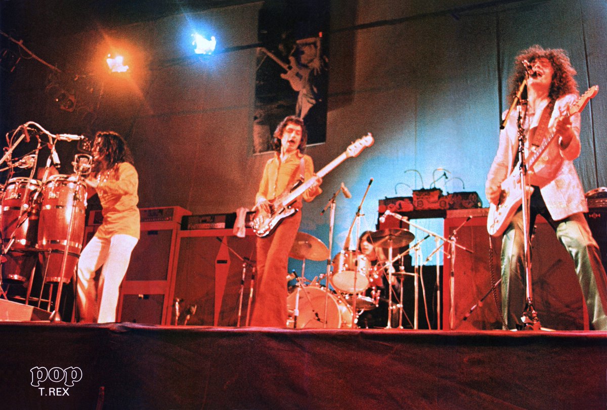 Kicking off the new month with some cosmic vibes!  Celebrating Marc Bolan &amp; T.Rex – The sounds of "Get It On" and "20th Century Boy" that still electrify us!  What's  your fave tune? #MarcBolan #TRex #GlamRock #NewMonthVibes