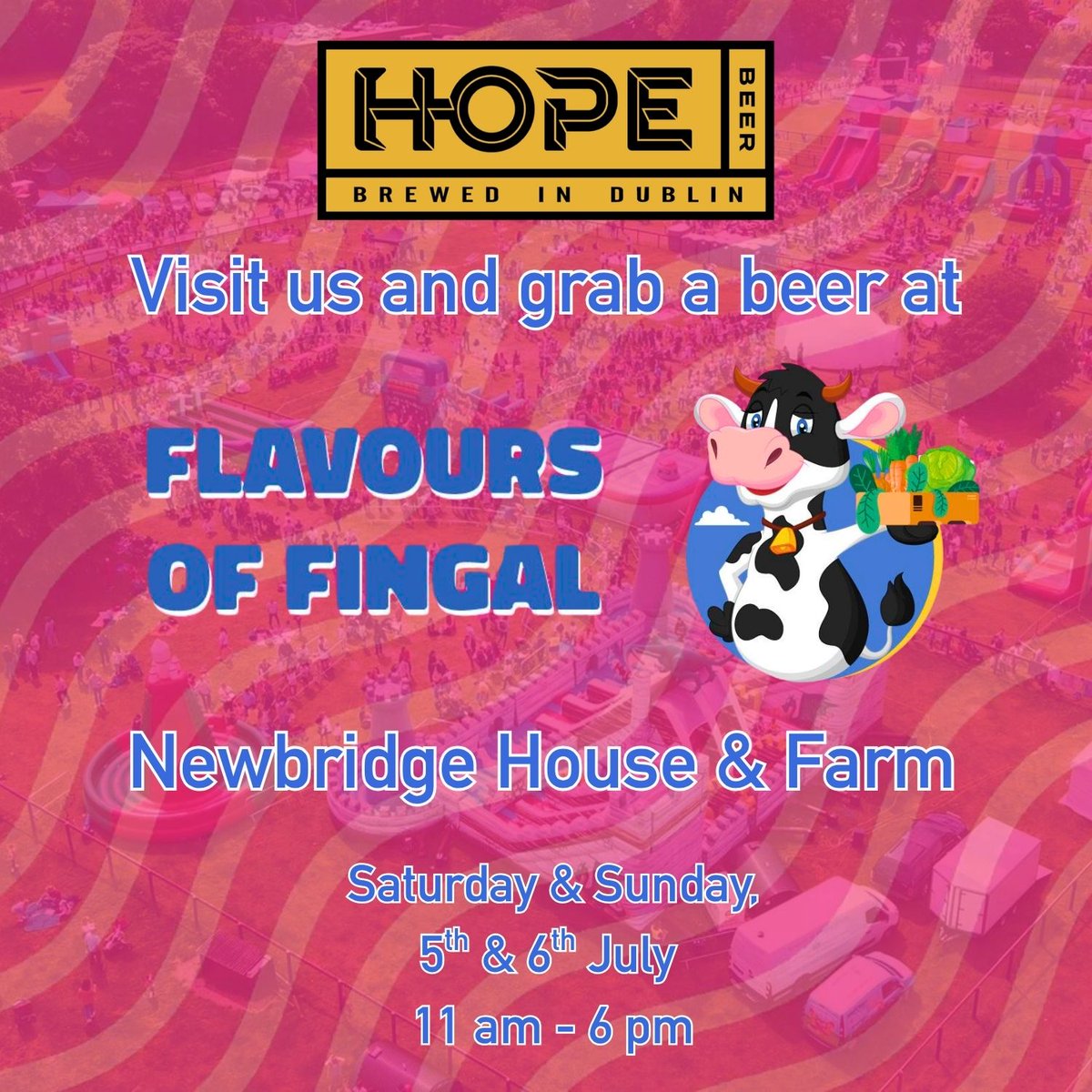 Hope Beer | Dublin Craft Brewery (@hopebeerdublin) on Twitter photo We’re bringing the flavour to Flavours of Fingal this weekend! 🍻🌾
Join us in Newbridge House and Farm on Saturday and Sunday. Whether you're into crisp lagers, juicy IPAs, or refreshing summer sours, we've got the perfect pour for you. We’re bringing the flavour to Flavours of Fingal this weekend! 🍻🌾
Join us in Newbridge House and Farm on Saturday and Sunday. Whether you're into crisp lagers, juicy IPAs, or refreshing summer sours, we've got the perfect pour for you.