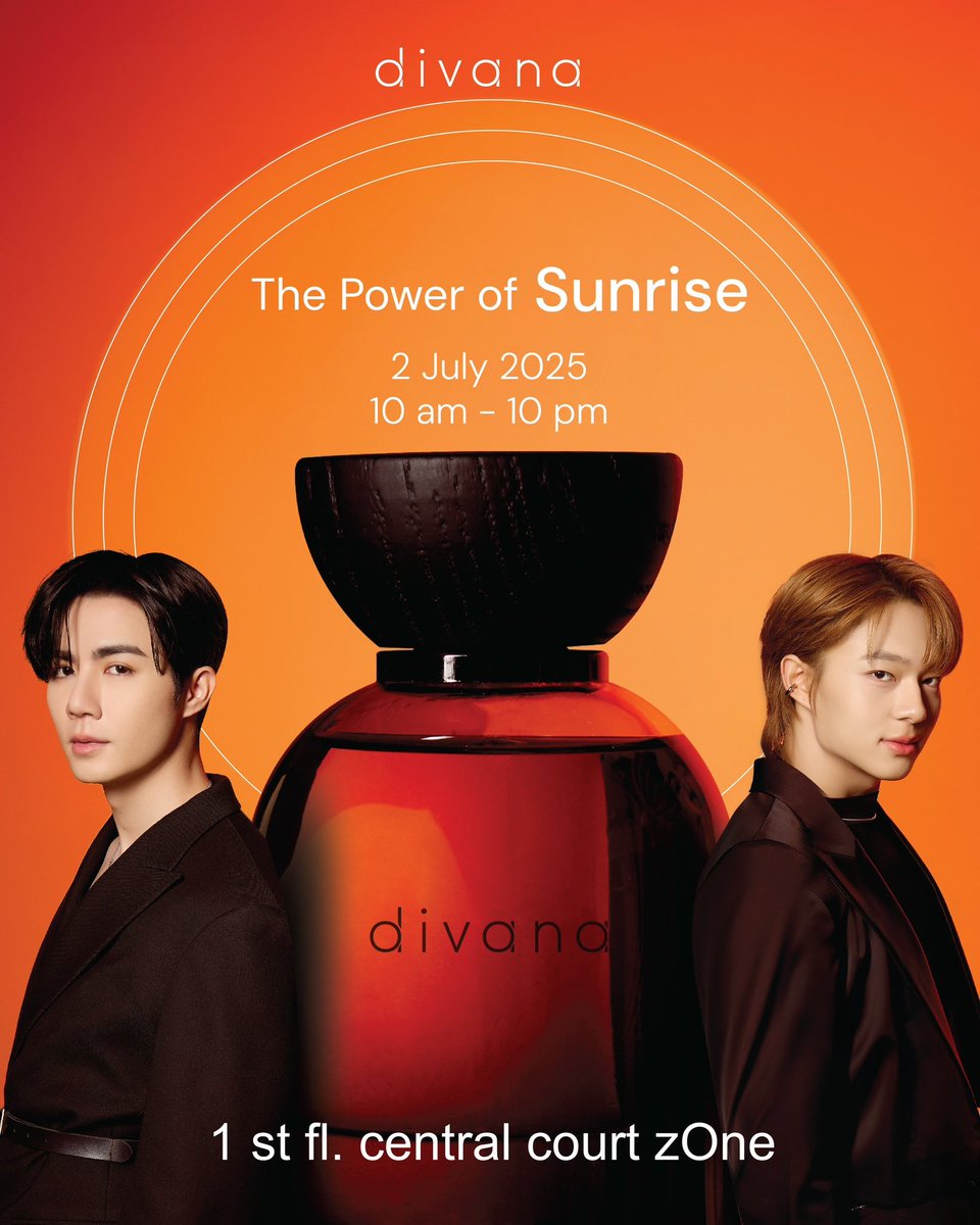 divana 香水sunrise ZeeNunew エディーション　限定　じぬぬ The Power of Us, The Power of Sunrise. Zee & Nunew, divana's Brand