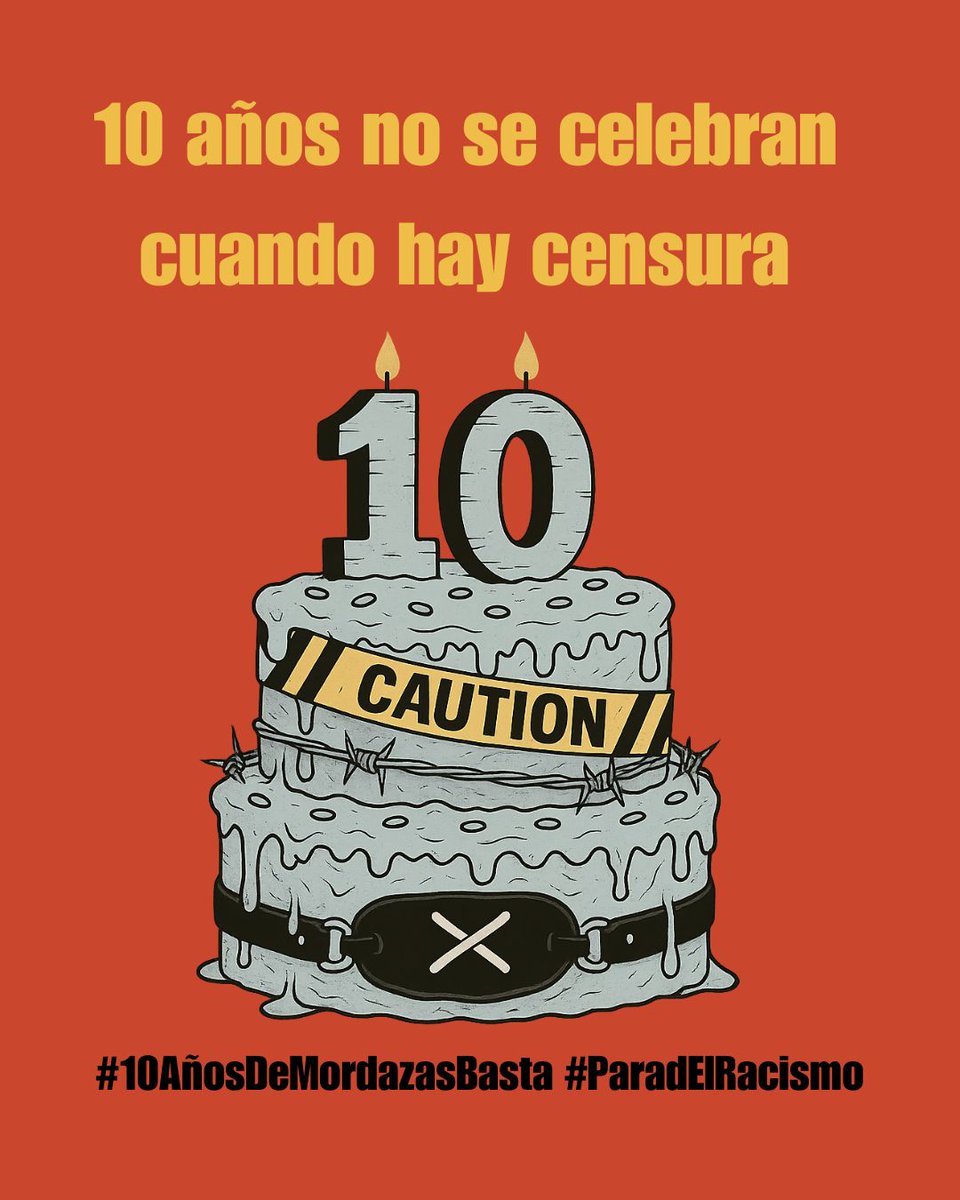Nosomosdelito's tweet image. ¿Grabar a la policía? Multa.
¿Preguntar por qué te paran? Multa.
¿Ser racializada? Parada.
Esto no es seguridad.
Es represión.
#10AñosDeMordazasBasta #ParadElRacismo