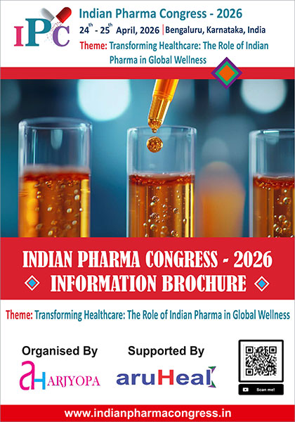 Indian Pharma Congress 2026
kindcongress.com/event/indian-p…
April 24-25, 2026 |#Bengaluru,#Karnataka,#India
