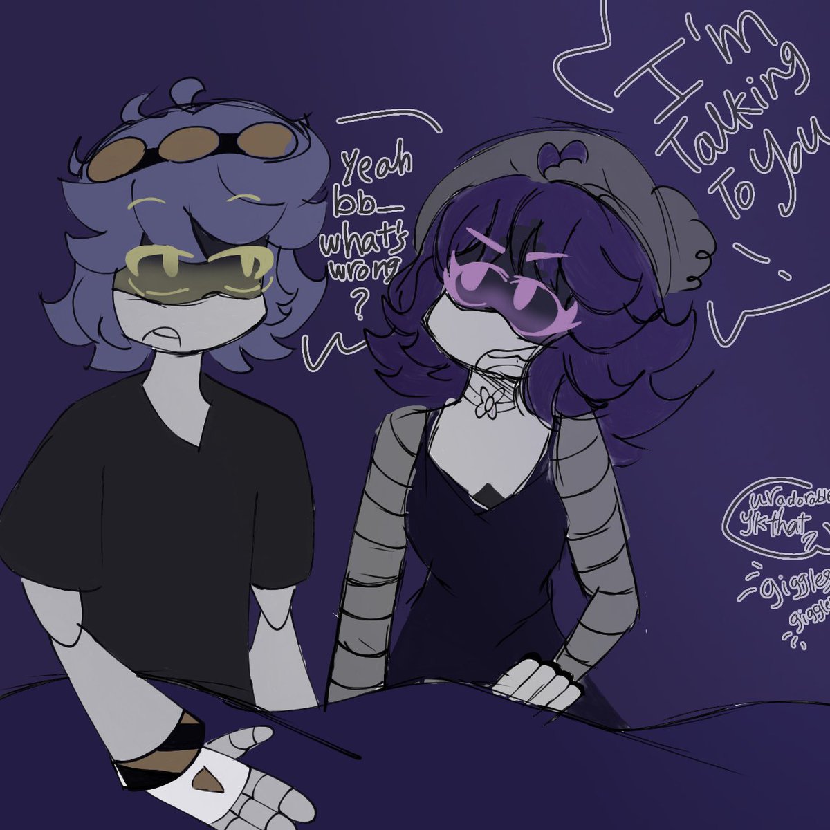 Logy_12012's tweet photo. Here they are..again.. pt:2/??
They still belong to Vanille but I'm not mentioning her bc I mentioned her 2 much and I feel like a burden
#UziDoorman #UzixN #mafiadrones #Itsvanille #Murderdrones #SerialDesignationN https://t.co/7dv4RrkPmm