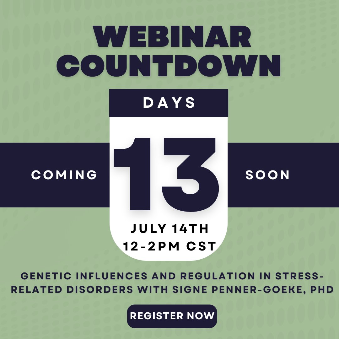 ISPNE's tweet image. Mark your calendar for an educational 2 hours with Dr. Penner-Goeke! July 14th from 12-2pm CST.
#ISPNE #Science #Webinar #Psychoneuroendocrinology