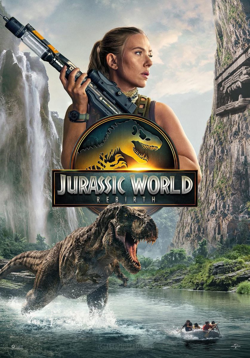 CEOAdam's tweet image. Ever since June 1993, people have been so amazed to watch on the giant screen dinosaurs roaming the earth and looking ever so real. And they have delighted in watching the scarier ones eat people! It happens again at AMC starting tomorrow, Jurassic World Rebirth opens all over.