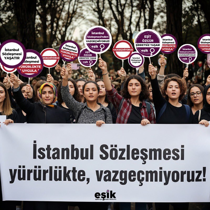 🗓️ 4 yıl önce bugün...

⚠️ Türkiye İstanbul Sözleşmesi'nden tek kişinin kararıyla hukuka aykırı şekilde çekildi. Ancak Sözleşme hâlâ yürürlükte!

🔴 Anayasa'nın 90. maddesi, 6251 sayılı onay kanunu, 6284 sayılı şiddet yasası ve AİHM içtihadı gereği, İstanbul Sözleşmesi iç hukukun