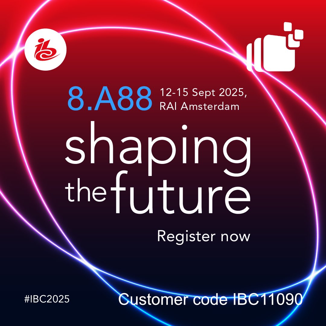 profuzdigital's tweet image. 🎉 After a standout #IBC2024, we’re excited to return to #IBC2025 in Amsterdam, 12–15 Sept!
📍 Visit us at Stand 8.A88 — discover what’s new &amp;amp; meet our friendly team!
🎟️ Use code IBC11090 for a free visitor pass: reg.ibc.org/register/creat…