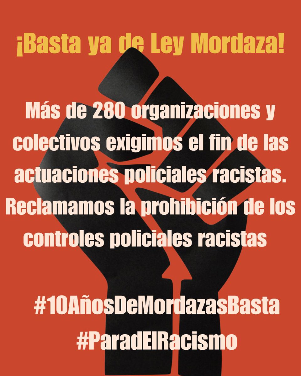 Nosomosdelito's tweet image. Reclamamos la eliminación del rechazo en frontera. Debe garantizarse el acceso a vías legales y seguras de protección internacional asistencia letrada y evaluación individualizada de los casos #ParadElRacismo #10AñosDeMordazasBasta #STOPDevolucionesEnCaliente @gpscongreso @sumar