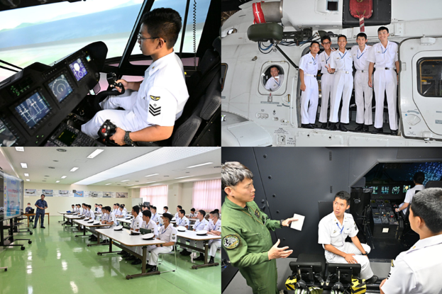 第76期航空学生は岩国基地で航空実習を実施しました。近い将来、自分