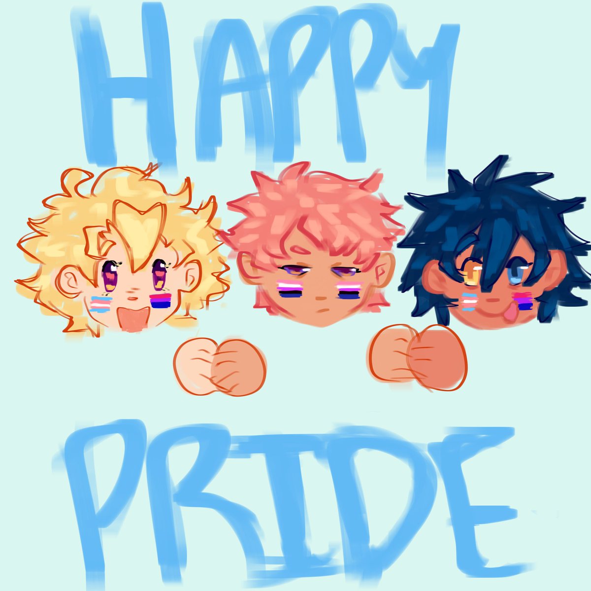 Bleppydoggo's tweet image. I missed the chance to properly draw Pride art for shnrmk so I made this very quickly yesterday .
I hope the message still gets across, always be yourself .
~~~~~~~~~~~~~~~~~
#shunarumika #shumika
#narumika #shunaru