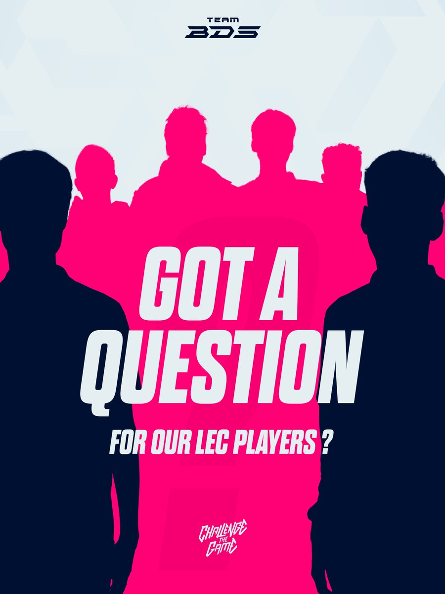 Got a burning question for our LEC players? 🔥

Drop it in the replies, they might answer it in an upcoming video!