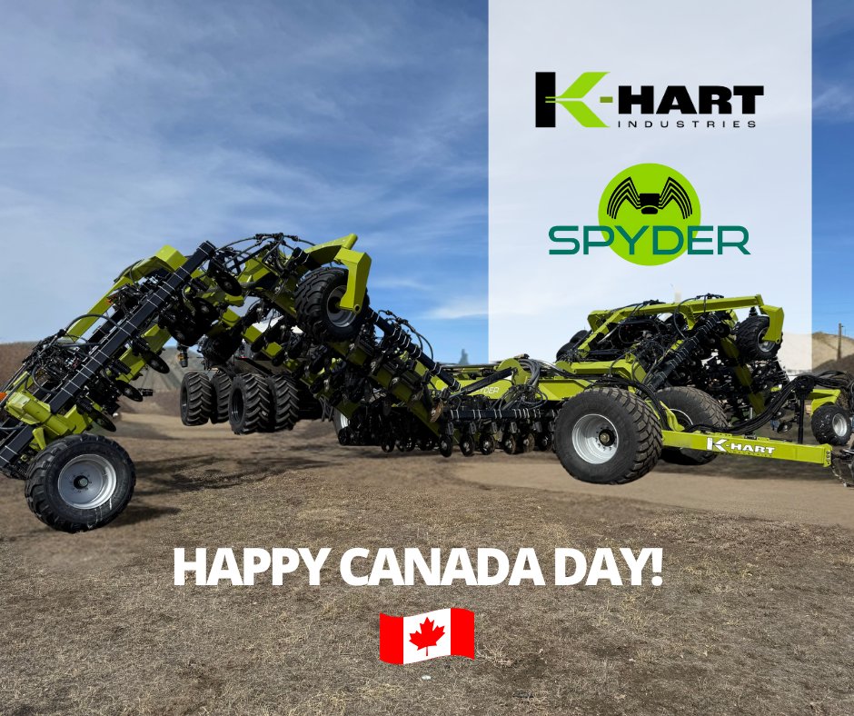 Canada was built on hard work... and so are we!

From tough fields to tougher seasons, Canadian farmers show up day in and day out. At K-Hart, we’re proud to build equipment that’s made to keep up.

Here’s to the land, the people, and the grit that keeps this country running! 🇨🇦