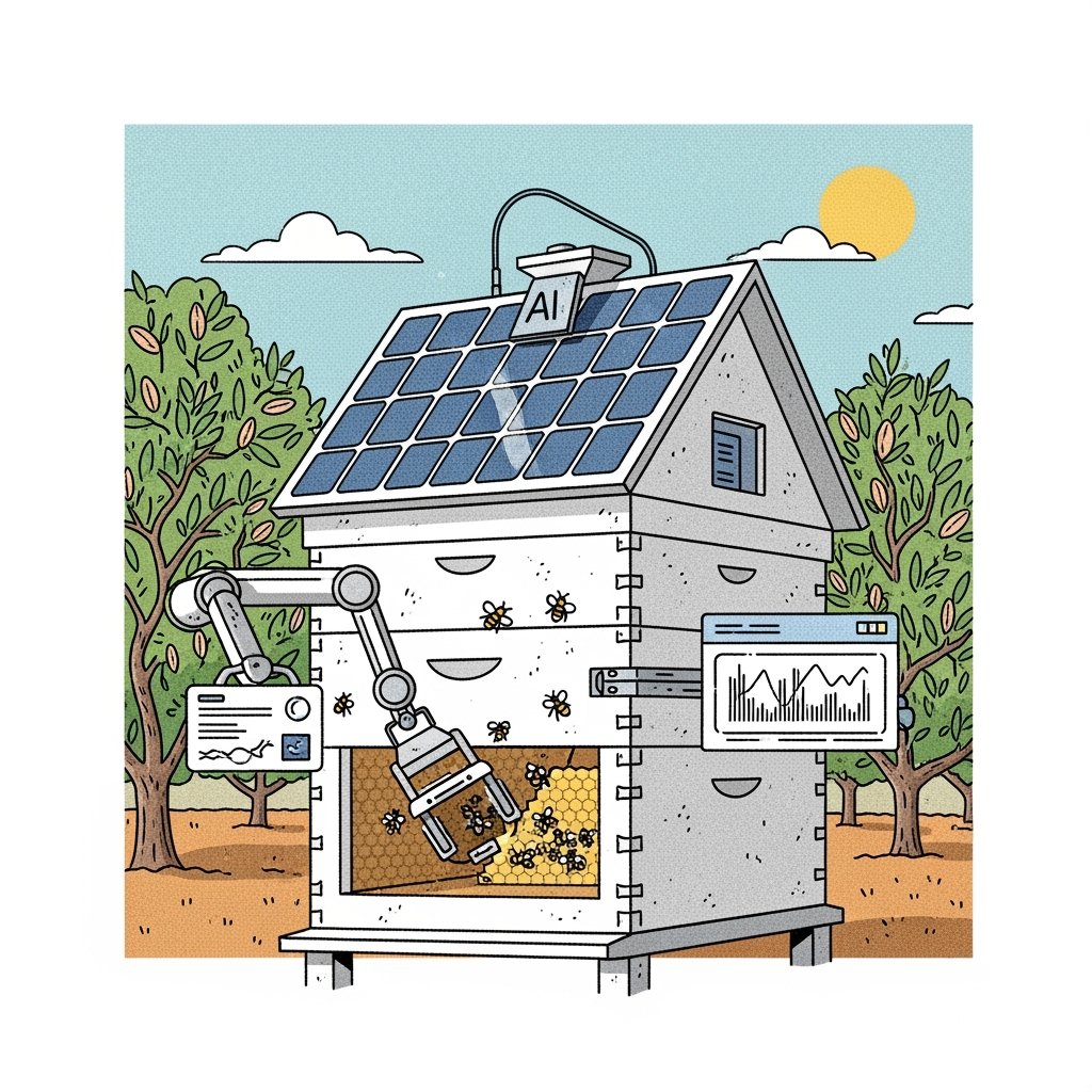 joeyjanisheck's tweet image. A beekeeper once lost all his bees,
They vanished like assholes with ease.
Robotic hives now fuckin&apos; scan,
Saving poor bumbles, that&apos;s the plan.
Drones buzzing tech, not just a tease!

#BeeTech #RoboticHives #SaveTheBees #AIForNature