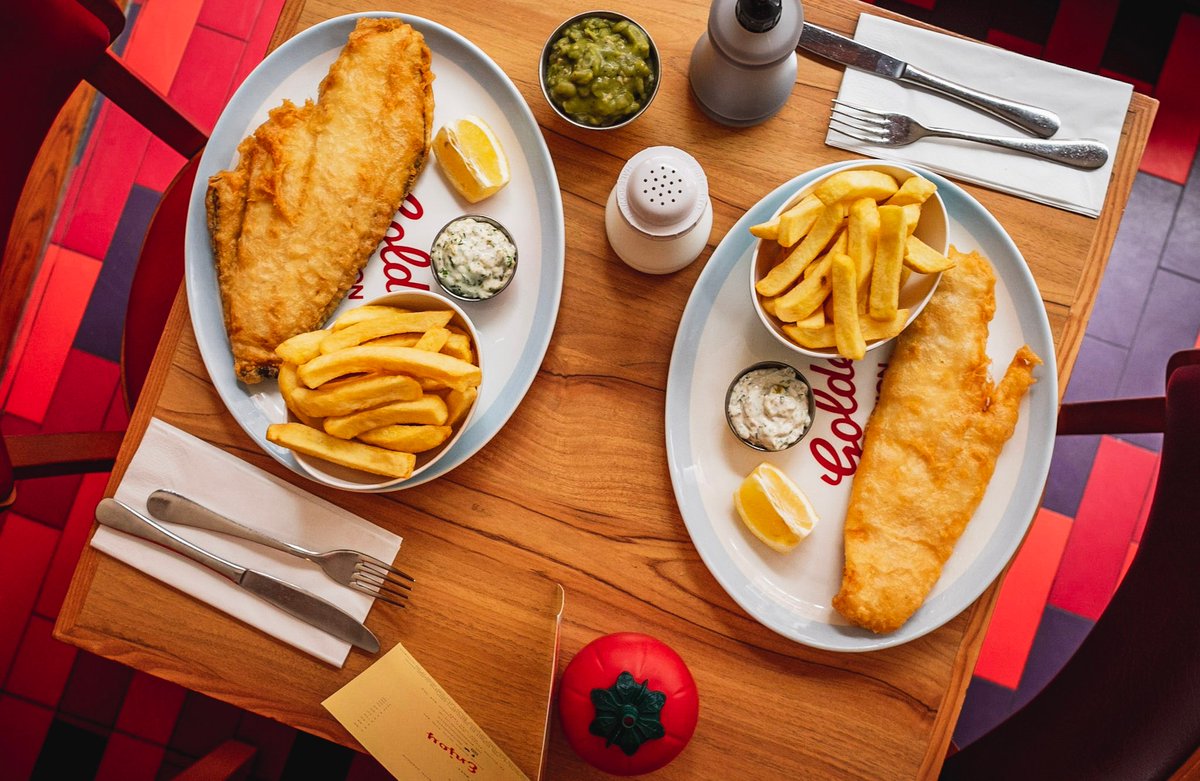 🧊 It’s HOT out there… but cool in here.
Escape the London heatwave and tuck into crispy fish &amp; chips in our fully air-conditioned Central London shop.
✨ Proper British classic.
📍 Find us just minutes from Oxford Circus 
Tag your lunch crew 😎👇