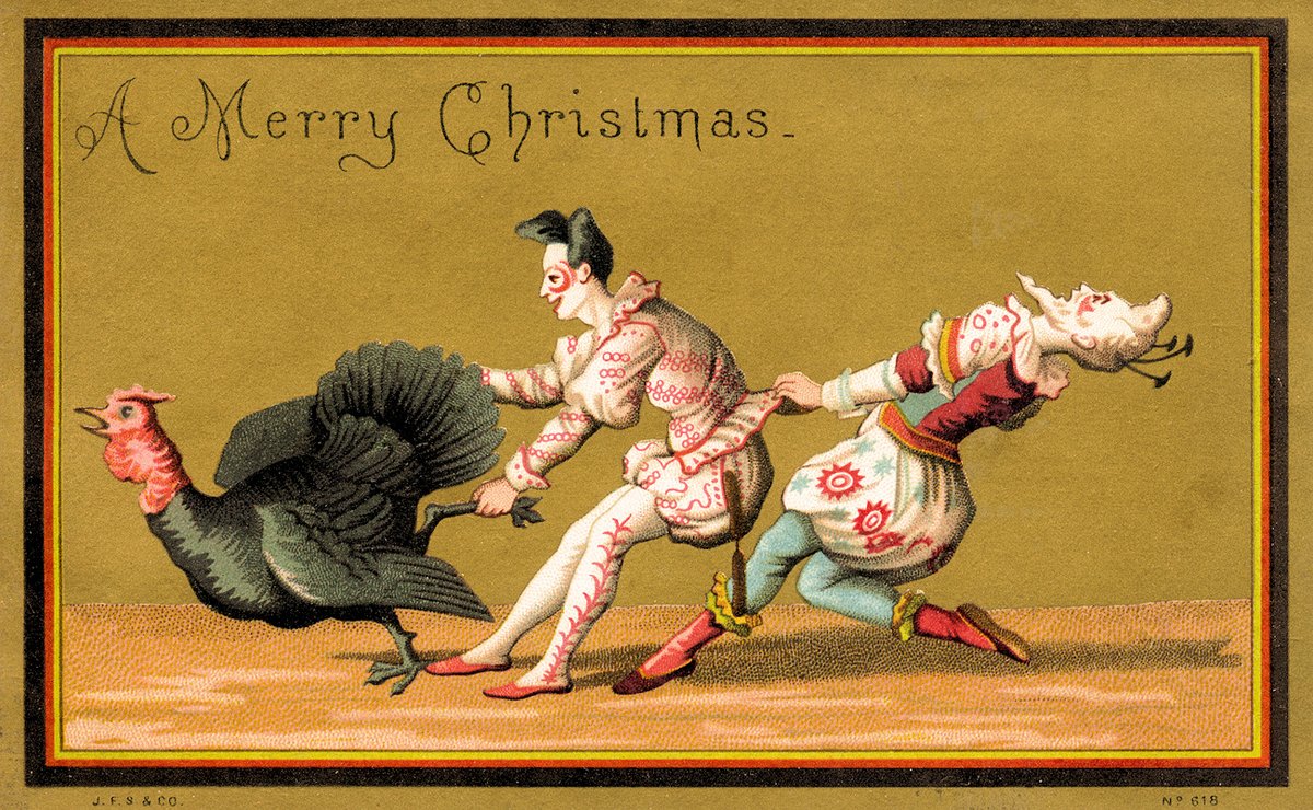 As we waddle through the wintry corridors of history, one feathered fellow has strutted its way into our hearts and onto our festive tables-the noble turkey. 
Read more: ephemera-society.org.uk/talking-turkey/
