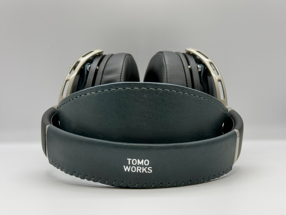 TOMOWORKS REVOLVE ヘッドホン グリーンレザー 特別仕様 Yahoo!オークション - TOMOWORKS REVOLVE 自作ヘッドホン