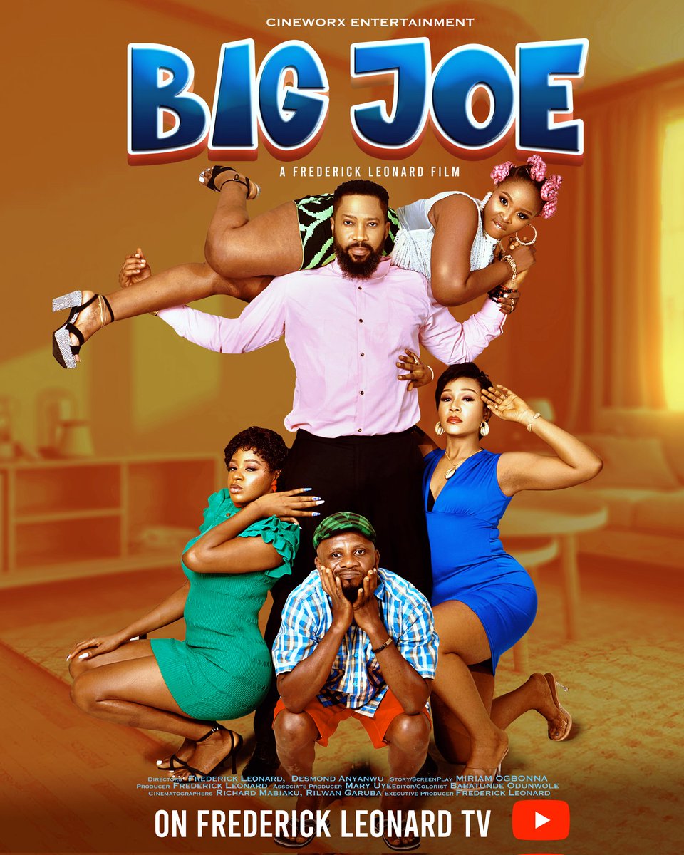 Monkals's tweet photo. Get Ready To Be Entertained As BIG JOE drops by 5pm today, on Fredrick Leonard TV —Youtube channel. https://t.co/AGFa1xVK8U