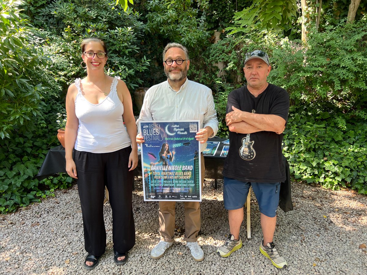 Prop d'una desena de concerts configuren el cartell de la 35a edició del festival Reus Blues.

ℹ reus.cat/noticia/prop-d…