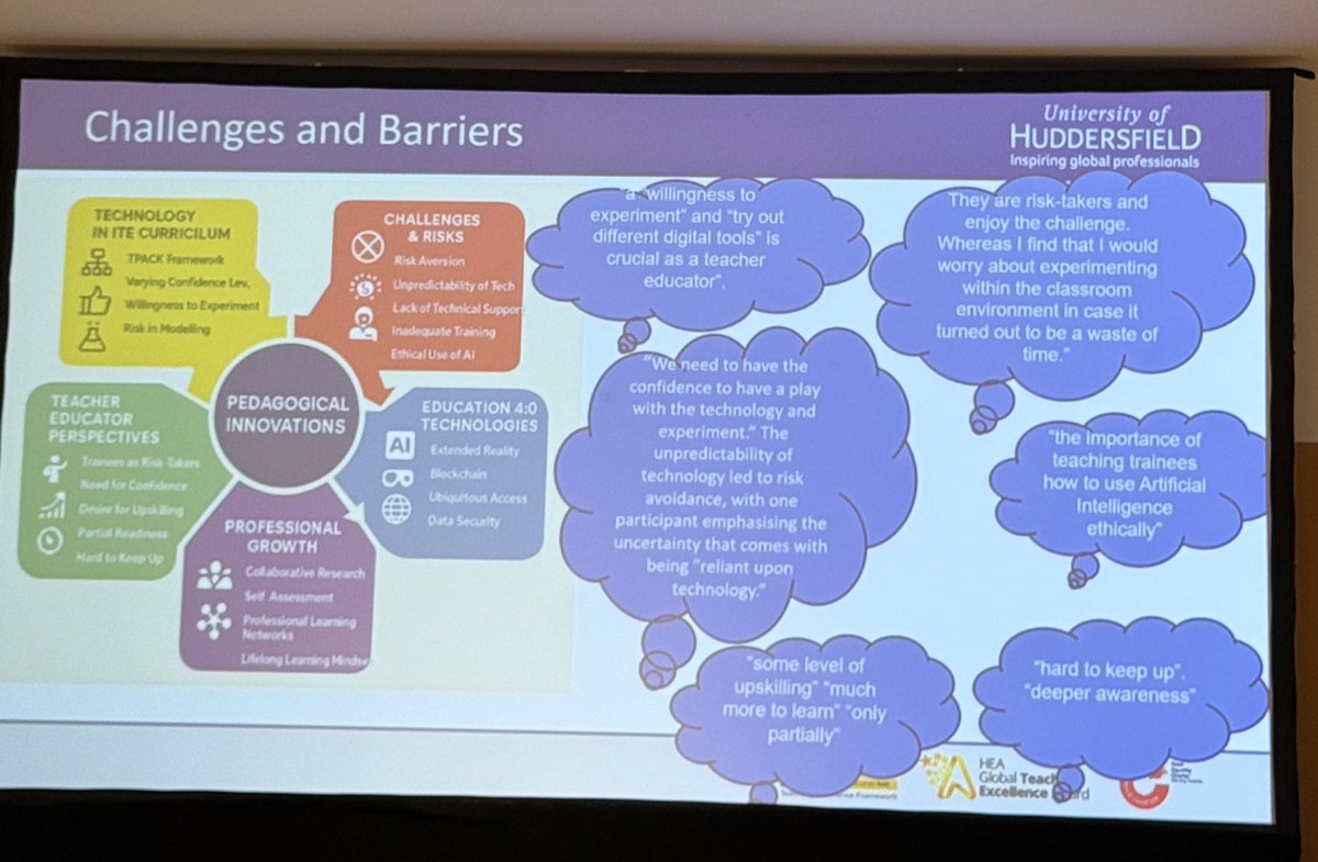 #edulearn25 day 2 underway!

How prepared are teacher and educators for Education 4.0 in the UK? How can teacher educators be empowered to serve as role models for the use of digital tools? 

“FE colleges are always running to catch up.” (img 3)