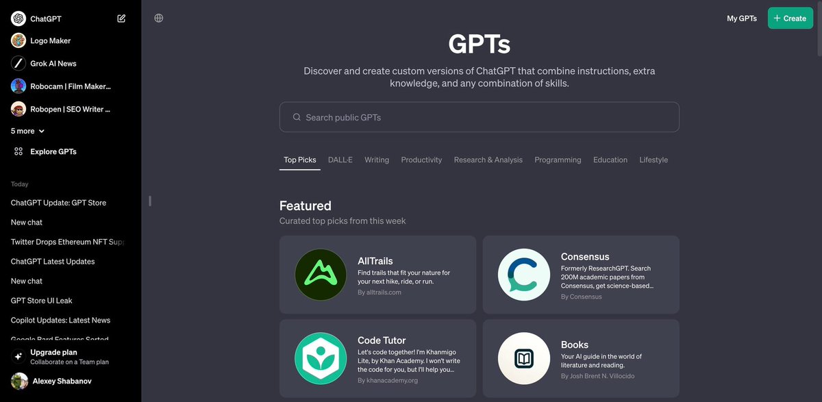 sentient_agency's tweet image. Holy sh*t, these GPTs feel like magic.

People still don't use GPTs inside ChatGPT.

Here're 10 that actually work (and how to use them):