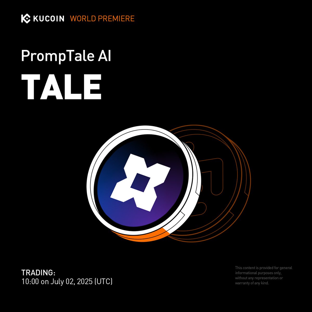 semaj_allive's tweet image. $TALE is launching on #KuCoin tomorrow and it’s built for creators. Turning text and voice into animated videos with AI. Sounds cool right? Got my eyes on it!

Read: kucoin.com/announcement/e…

#クラッシュ $BCH $SPX #cryptotrading $H $WIF #世良公則氏 $AVAX $DOT #サンシャインシティ