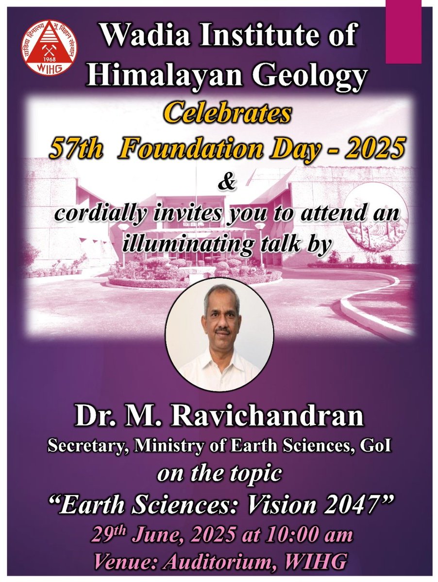 Wadia Institute of Himalayan Geology tweet media