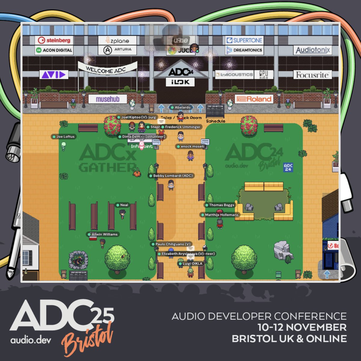 Want to get involved with the Audio Developer Conference? Consider becoming an ADC25 Online Volunteer!

To volunteer please fill out our Online Volunteer Registration Form: docs.google.com/forms/d/e/1FAI…

ADC25 In-person &amp; Online 10-12 Nov
audio.dev

#audio #developer