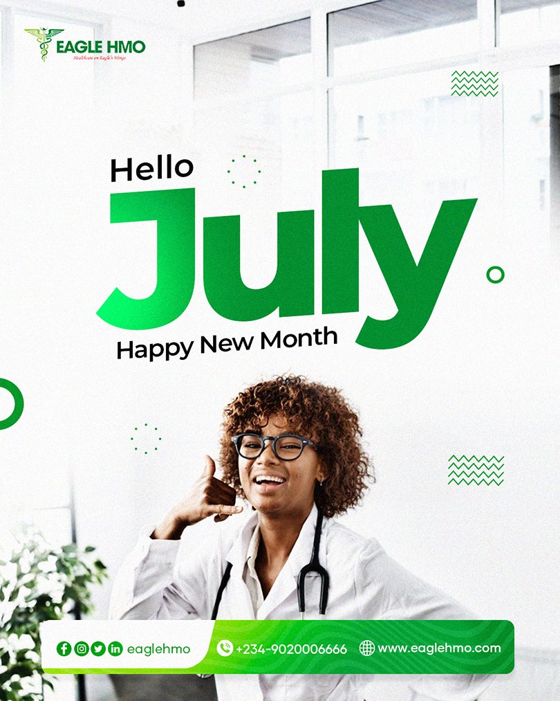 EagleHMO's tweet photo. As we begin this new month, be purposeful about yourself.
Happy New Month!

#EagleHMO #HMO #HealthisWealth #HealthInsurance #insureyourhealth #EmployeeWellness #PremiumCare #Nigeria #medicalbills Abacha Great and Mighty Things https://t.co/MwFtf9xXsa