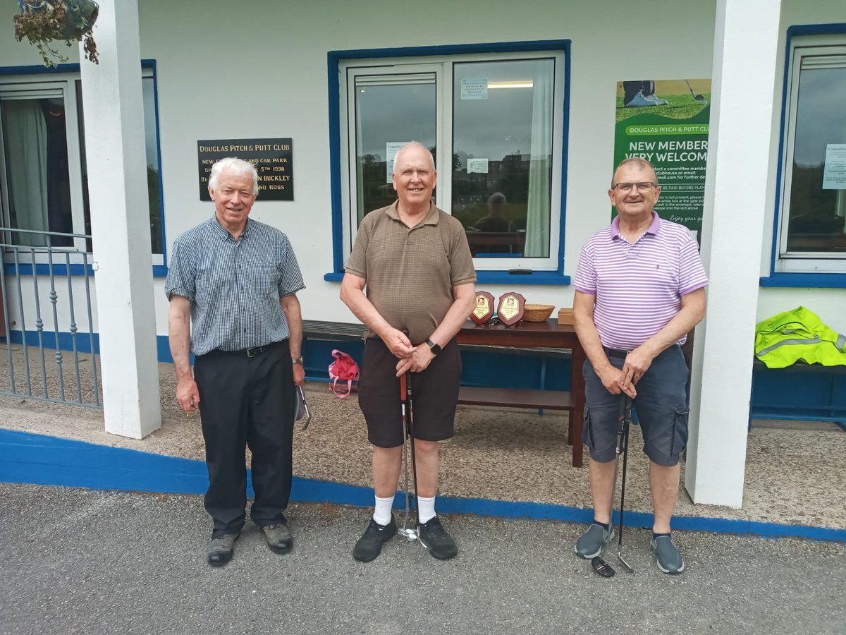 Enjoying the Der Keane tournament in aid of Douglas Meals and wheels last Saturday are the Boyle family and Grandad. Also Joe, Der and John about to burn up the course! Many thanks to all our participants and our spot prize sponsors.