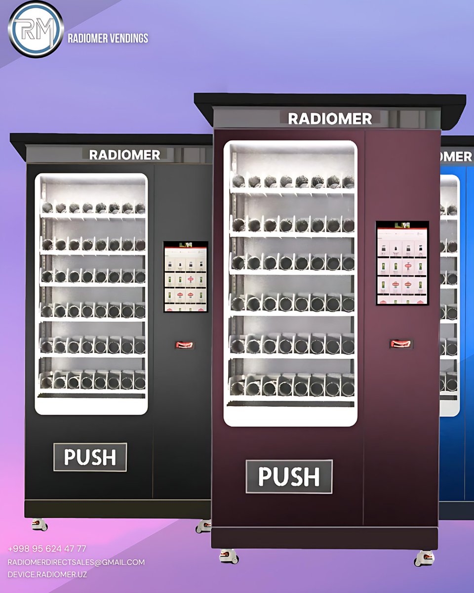 radiomer_uzb's tweet photo. #VendingUzbekistan #RadiomerVending #PasivDaromad #BiznesGoya #Tadbirkorlik #DaromadMashina #OsonBiznes #MiniBiznes #VendingMashina #StartupUzbekistan #InnovatsionBiznes #24soatBiznes #Sotuvda #OzbekistonBiznesi #radiomer #radiomervending #vendinguzb #madeinuzb https://t.co/zFN7HVCxq0