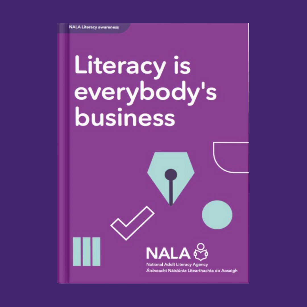 'Literacy is everybody's business' is a resource that highlights the importance of literacy, numeracy and digital literacy in today’s workplace.
It offers practical steps to create a literacy-friendly environment.

Read it online or download it⤵️
nala.ie/publications/l…