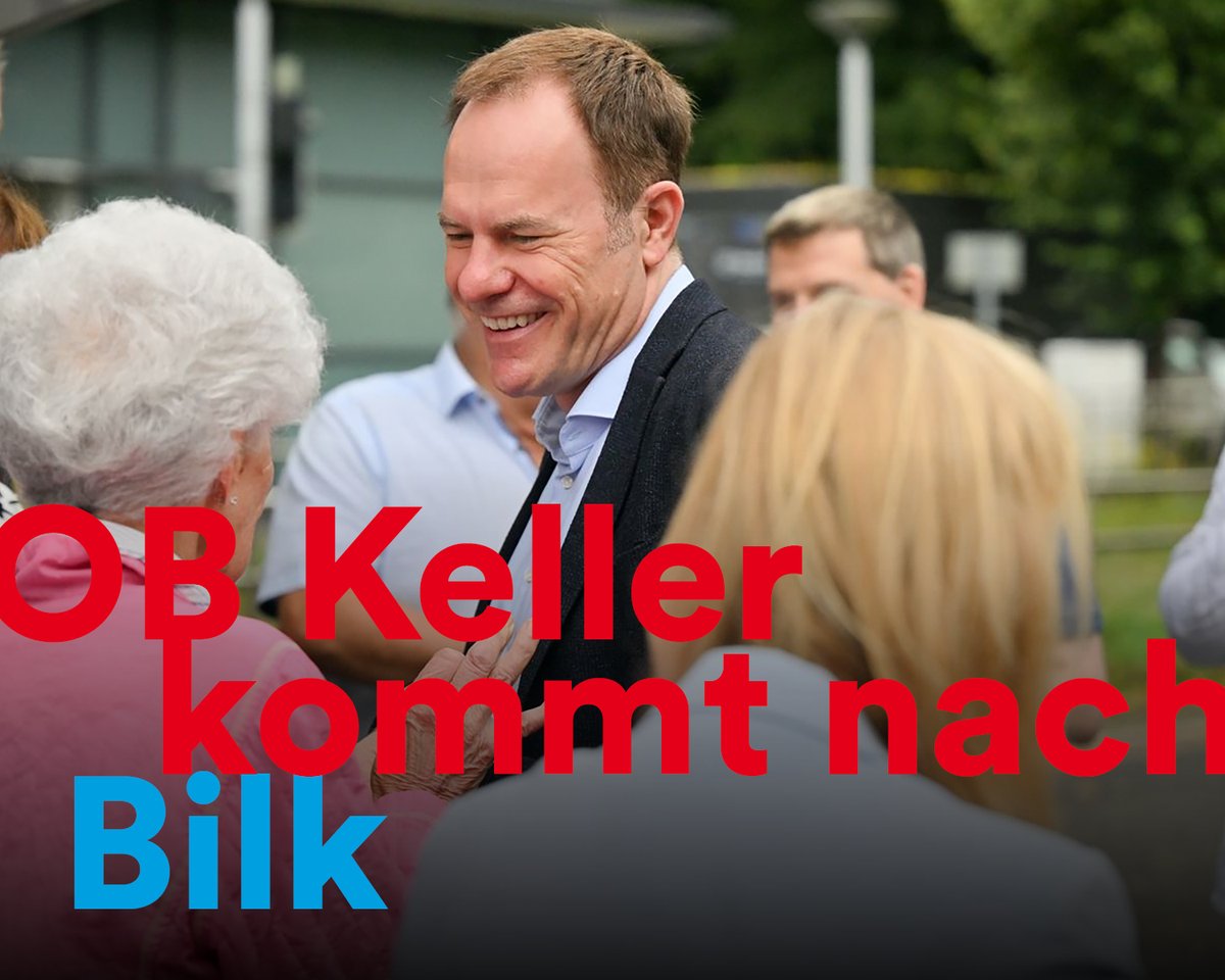 Oberbürgermeister Dr. Stephan Keller kommt zur #Bürgersprechstunde nach Bilk. 💬

 📅Freitag, 4. Juli
 🕦14:30 – 16:30 Uhr
📍Bilker Arcaden

Ihr seid herzlich eingeladen, kommt gerne vorbei. 🙂