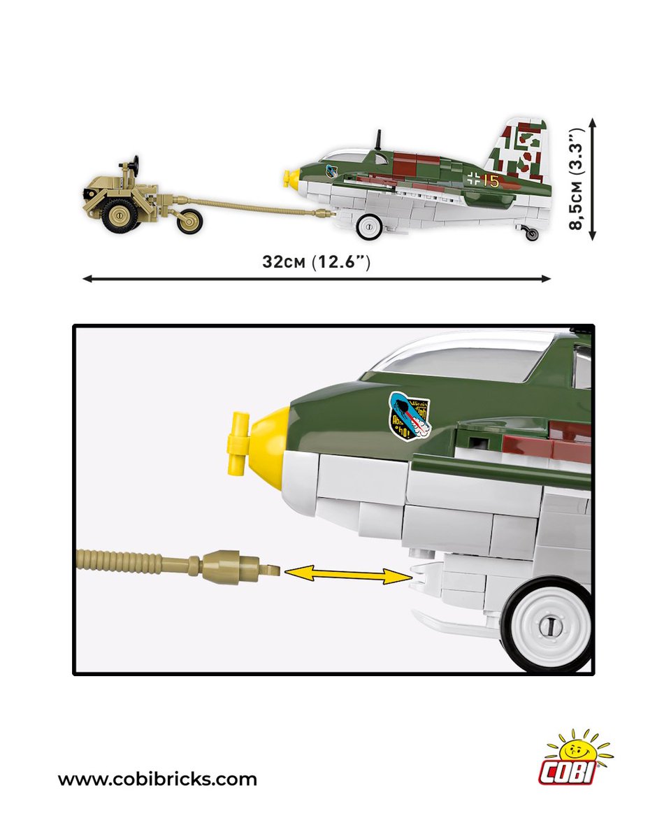 COBI_Bricks's tweet image. 🛩️ PRE-ORDER NOW‼️Me  163B Komet &amp;amp; Scheuch-Schlepper – LIMITED EDITION in 1:32 scale from COBI! 🛩️

🔖 Only during the pre-order period, 10% off! 🔖

🔗🇬🇧 cobibausteine.de/products/messe…

🔗🇩🇪 cobibricks.com/product/messer…

🔗🇵🇱 cobi.pl/militaria/edyc…

✅ Set number: COBI-5765
✅ Number of…