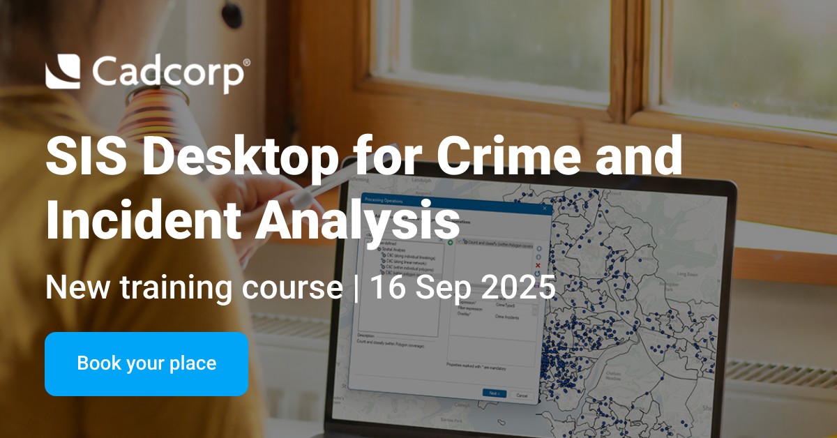cadcorp's tweet image. Included as standard, @Cadcorp #SISDesktop has an extensive range of spatial statistics functions and process operations for #CrimeAnalysis. Learn how to master this powerful functionality in our new #OnlineTraining course - mailchi.mp/cadcorp.com/tr… - #HotspotsPolicing #GIS