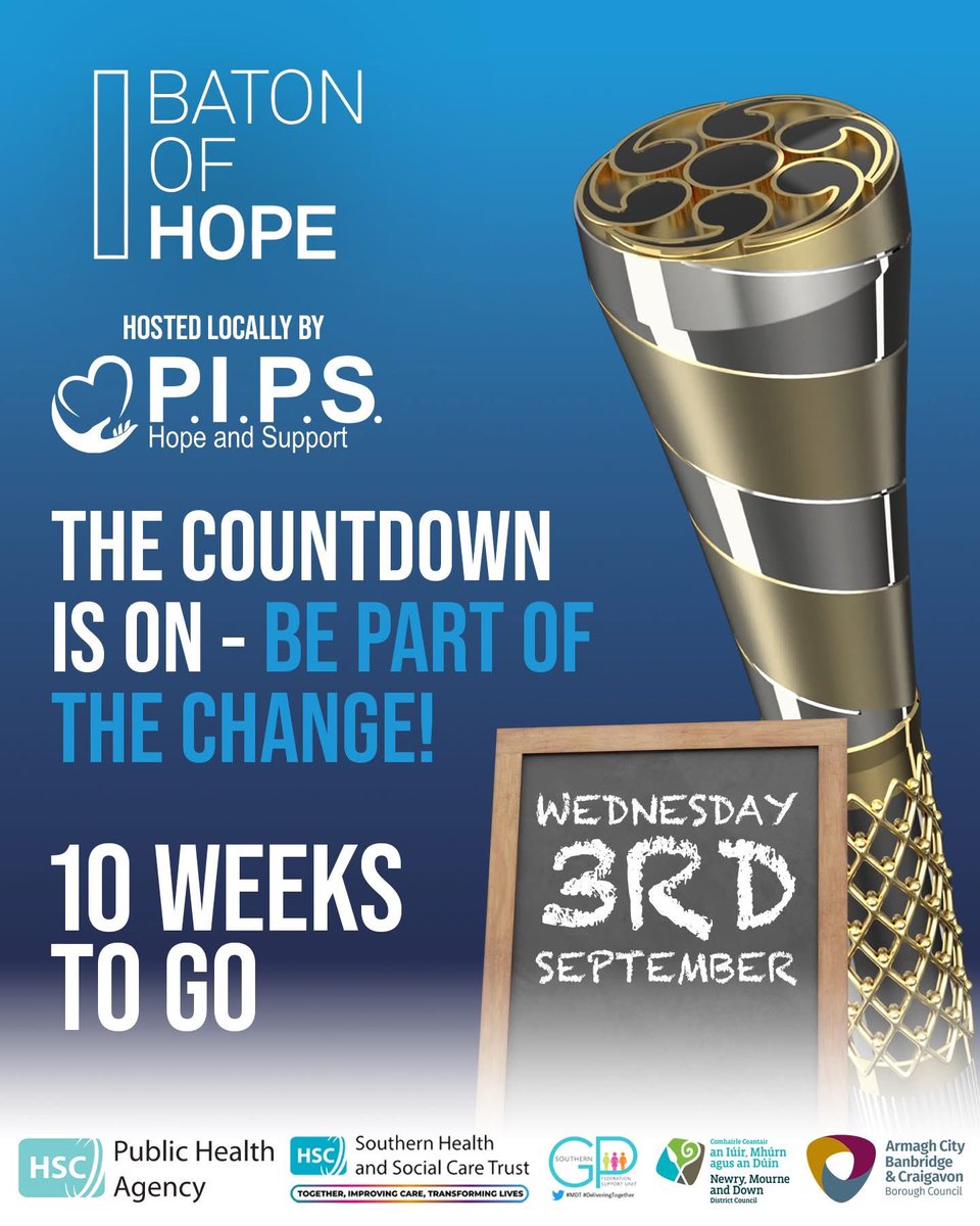 swan8inspirates's tweet photo. @oldnurse55 @BatonOfHopeUK Thanks Jim, 🙏 I am too mate. As you know it’s not always easy, but we must have difficult conversations and model that talking helps.
Also Jim, I thought I’d pass on that the #BoHTour2025 is coming to #Newry on Sep 3rd #BePartOfTheChange #standuptosuicide
https://t.co/flyE6OPWRy https://t.co/BvqolOz3Xp