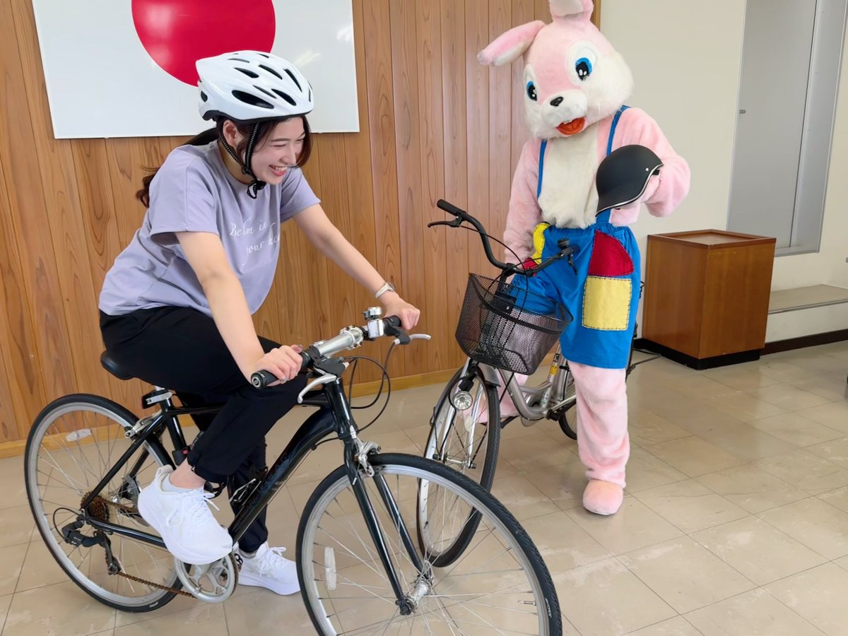 氷見市の交通安全マスコット 「うさぎのぴょん太くん」と、 新しい啓発